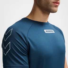 T-shirt Homme Hmlte Topaz - Bleu Tee-shirts Homme213475-7954