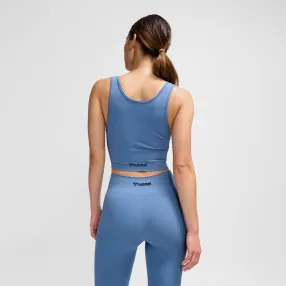 Top Femme Hmlmt Adapt Seaml - Bleu Textiles223860-4250