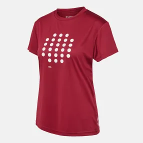 T-SHIRT Femme Hmlcourt S/s - Rouge Textiles219149-4863