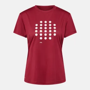 T-SHIRT Femme Hmlcourt S/s - Rouge Textiles219149-4863