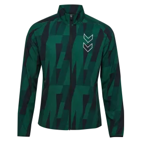 Veste Hmlcourt Aop Jacket Rain Forest - Vert/Noir Vestes226922-6614