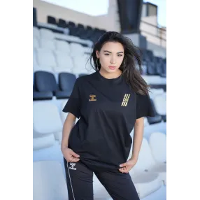 Tee Shirt Avec Chevrons CSS - Noir/Gold Textiles CSST203568 CSS-2011