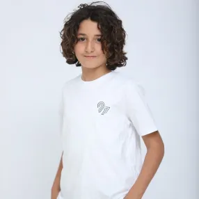 T Shirt Hammadi Agrebi Kids CSS - Blanc Textiles CSST280600 JR-9001