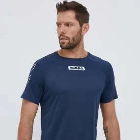 T-shirt Homme Hmlte Topaz - Bleu Tee-shirts HommeT213475-7026