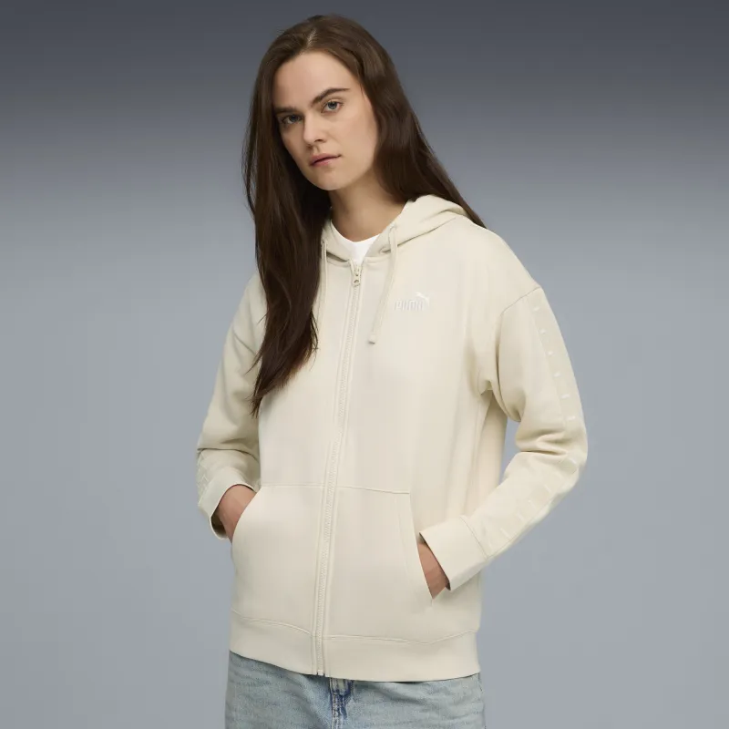 Sweat à capuche zippé Essentials Tape pour femme